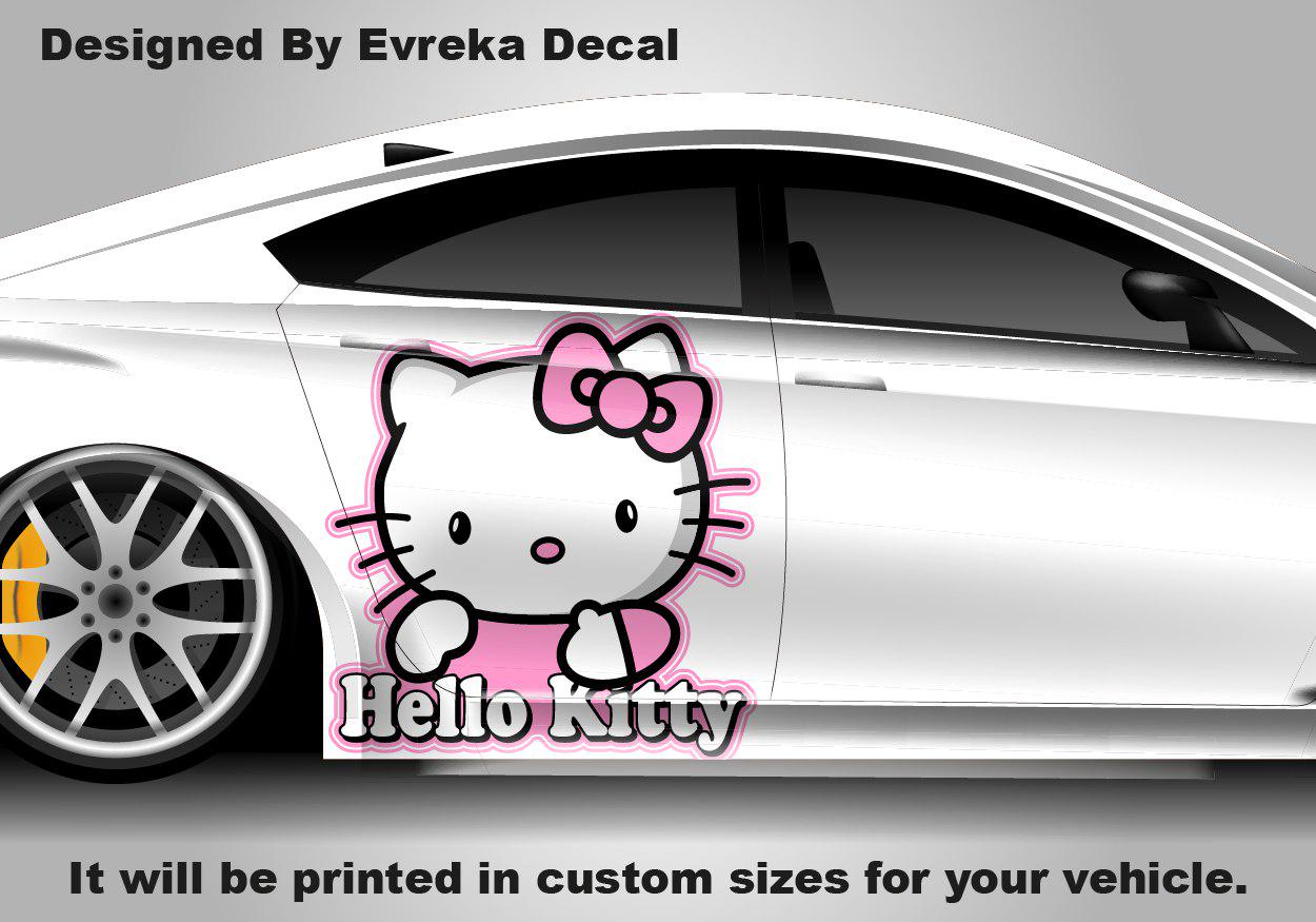 Hello Kitty Car Decals: Cuteness On the Go! Car Vinyl | Comics character, Designed Car Livery, Cast Vinyl Wrap