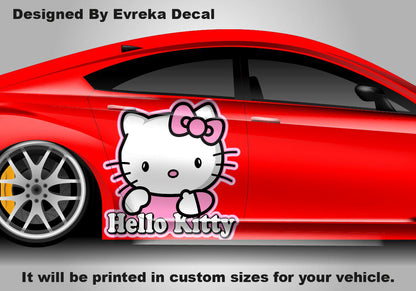 Hello Kitty Car Decals: Cuteness On the Go! Car Vinyl | Comics character, Designed Car Livery, Cast Vinyl Wrap