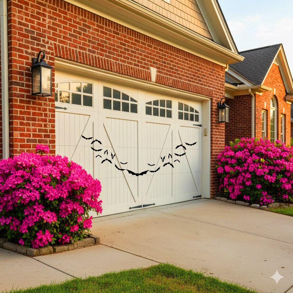 Halloween Bats Decal: Non-Toxic Outdoor Decor Vinyl Outdoor Livery, Design Decals