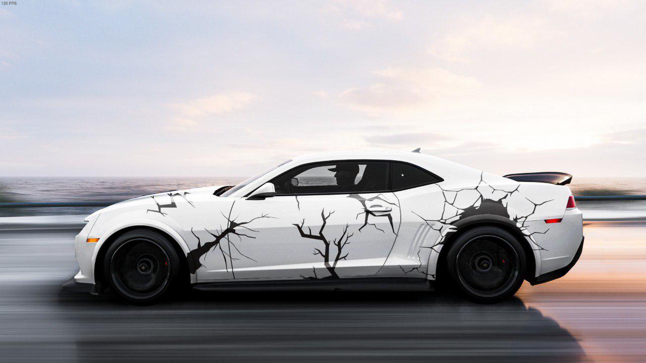 Paint Cracks Accent DIY Kit Car Decal Car Design Wrap Car Livery