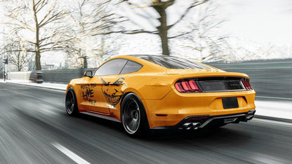 Joker Would You Live For Me, the greatest villain ever, JOKER, Super Hero Villain Inspired Car Side Decal, Universal Size, Cast Vinyl Wrap