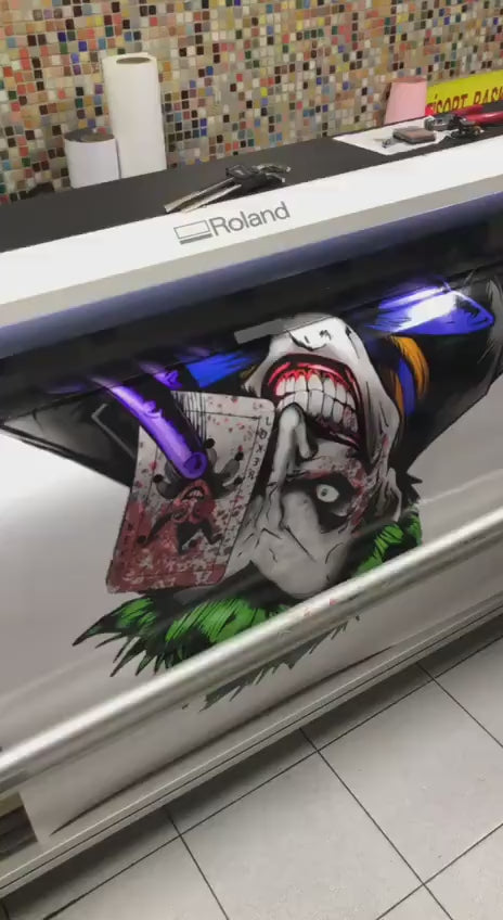 Joker Car Wrap, Car Livery, Cast Vinyl Wrap, Universal Size, Car Wrap, Car Decal, Car Foil Design